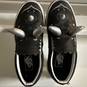 Vans Kids Black and Silver Dino Sneakers